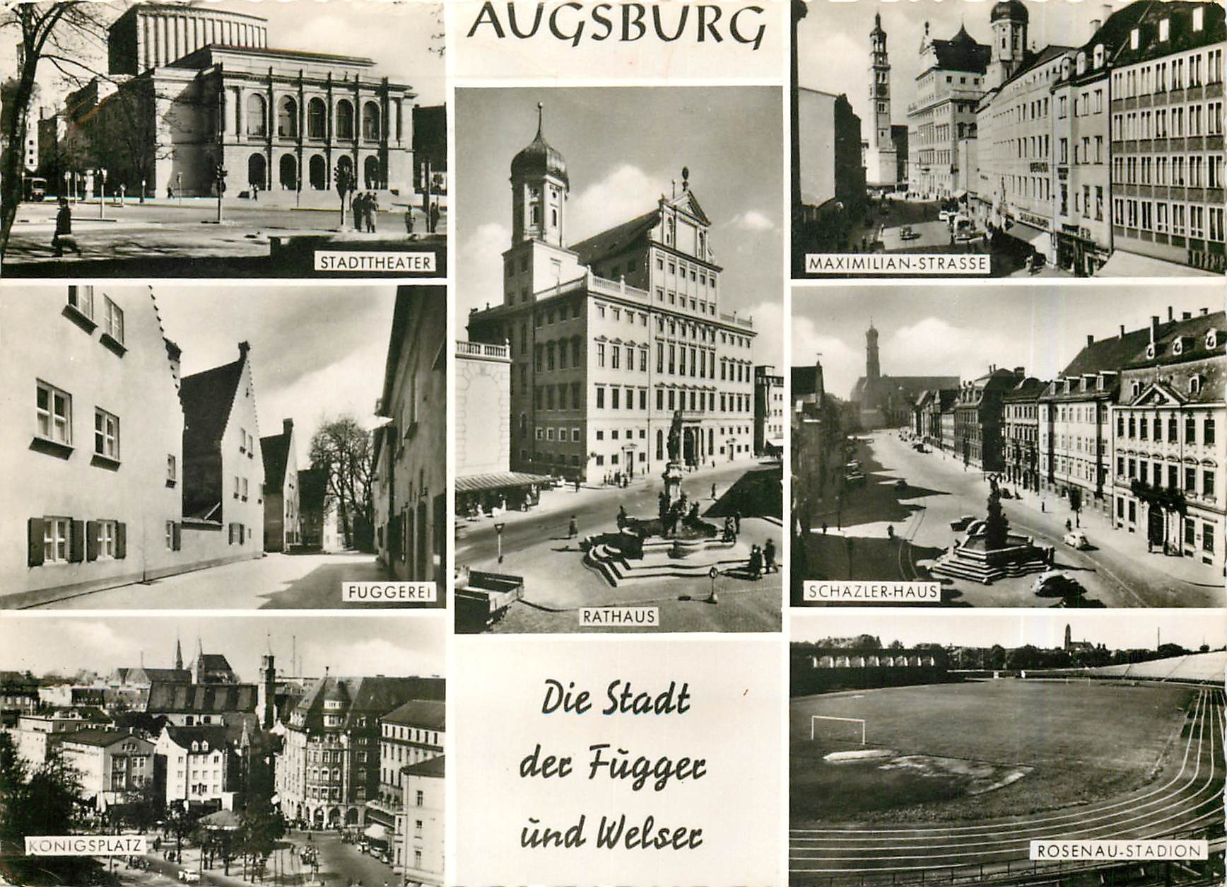 CPM Augsburg Die Stadt der Fugger und Welser Stadttheater Maximilian Strasse 