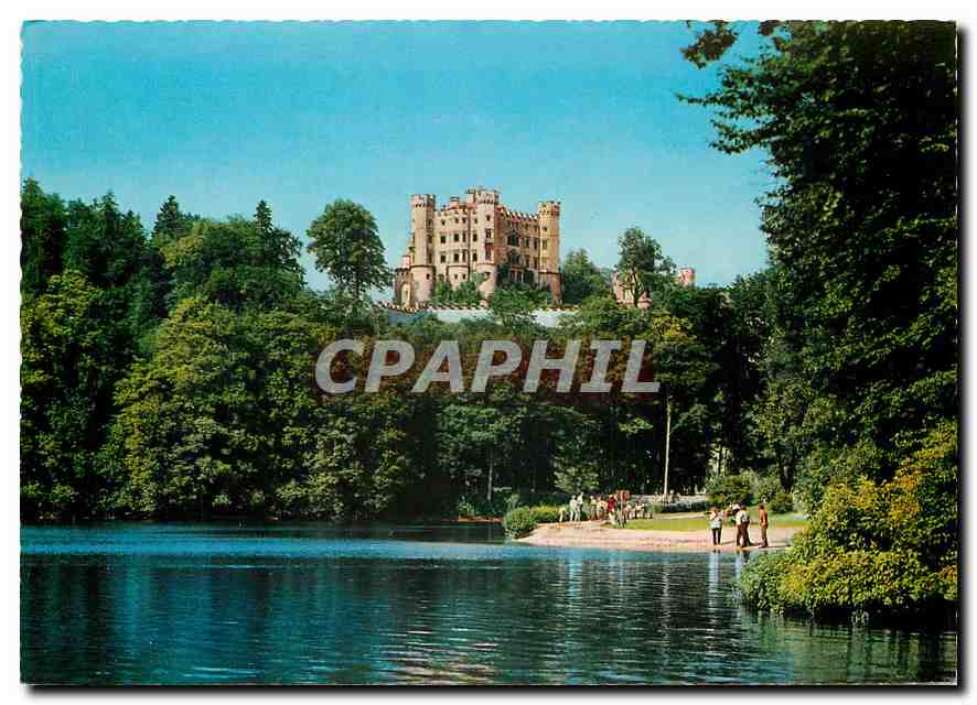 CPM Konigsschloss Hohenschwangau mit Alpsee 