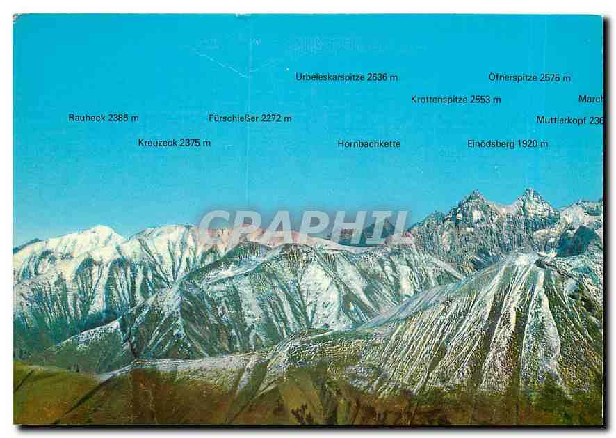CPM Rauheck Kreuzeck Furschiesser Hornbachkette Urbeleskarspitze 