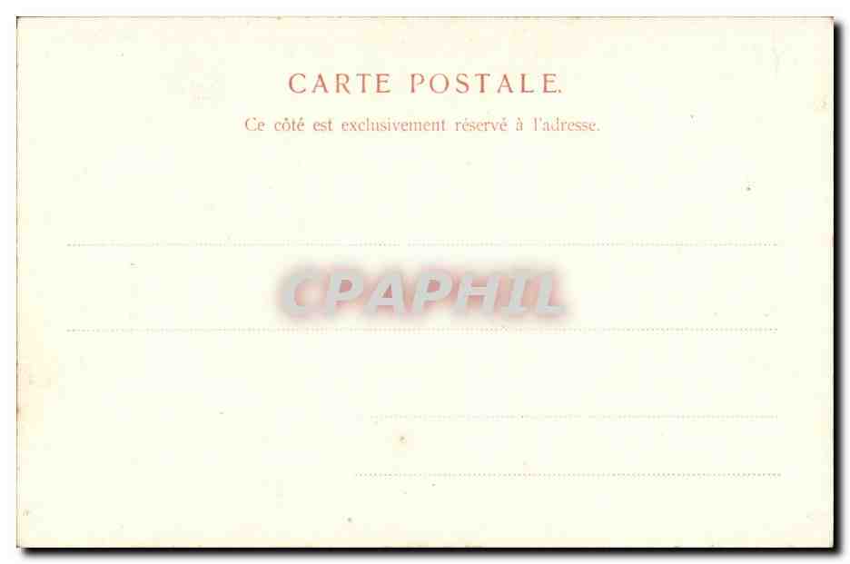 Guerande CPA La collegiale Saint Aubin — Back