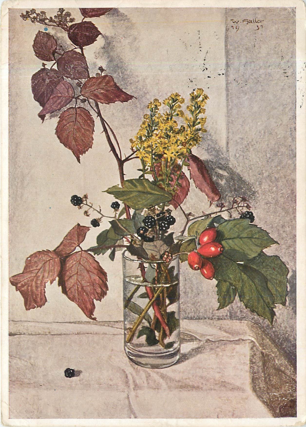 CPM Bouquet de fleurs d'Automne 
