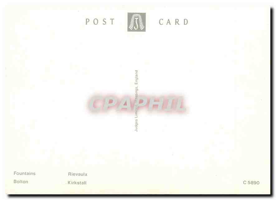 CPM Yorkshire Abbeys  — Rückseite