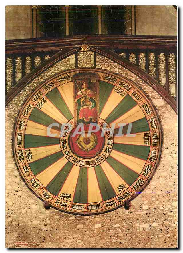 CPM The Great Hall of Winchester Castle King Arthurs Round Table 