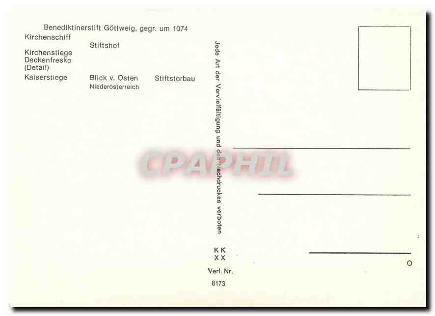 CPM Stift Gottureig  — Rückseite