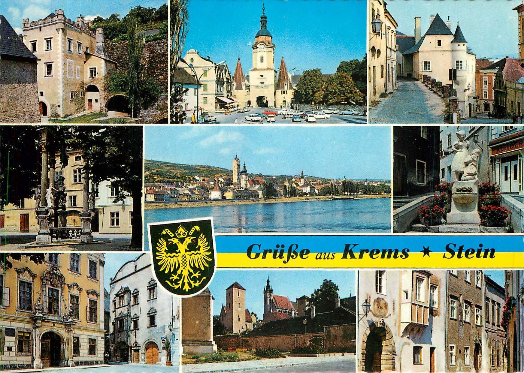 CPM Grusse aus Krems Stein Niederosterreich 