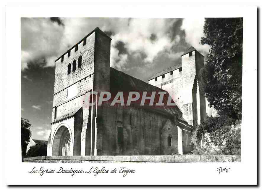 CPM Les Eyries Dordogne L'eglise fortifee de Tayac 