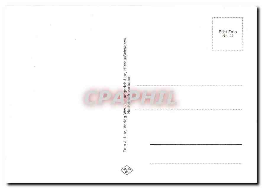 CPM Die Ulme zu Hirsau  — Rückseite