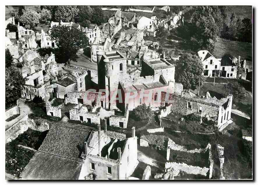 CPM Oradour sur Glane Hte Vienne Classe Site Historique Vue aerienne 