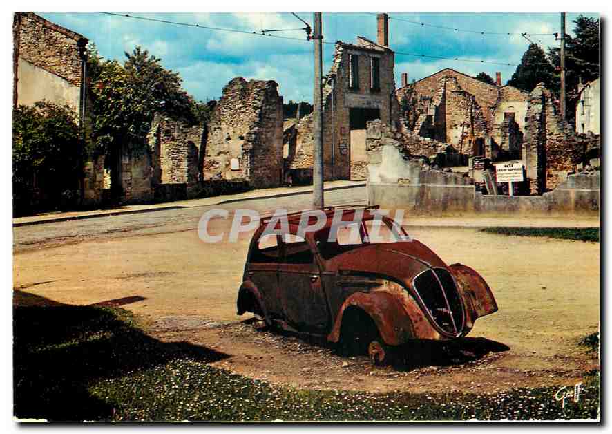 CPM Oradour sur Glane Haute Vienne Les Nazis firent fusiller les hommes 