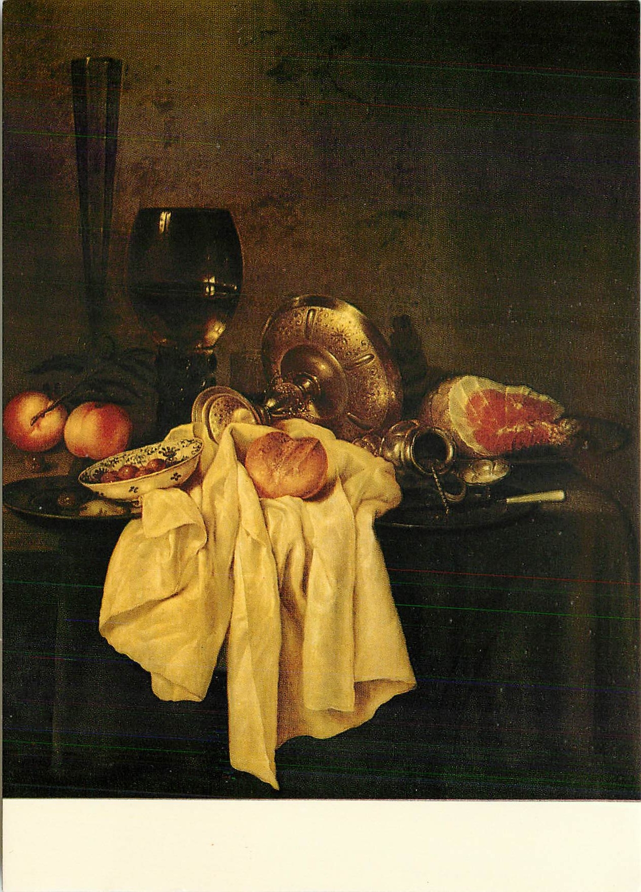 CPM Willem Claesz Heda Fruhstuck mit Schinken und Wein Aus der Sammlung des Fursten von Liechtenstei