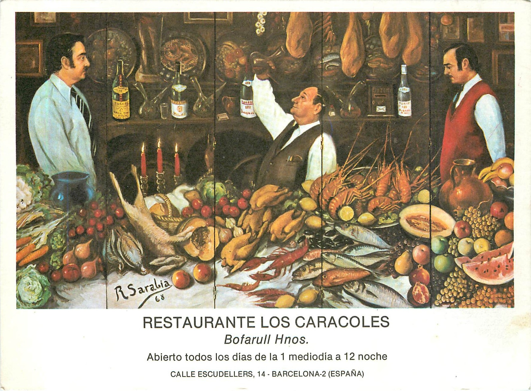 CPM Restaurante Los Caracoles Barcelona Spain 