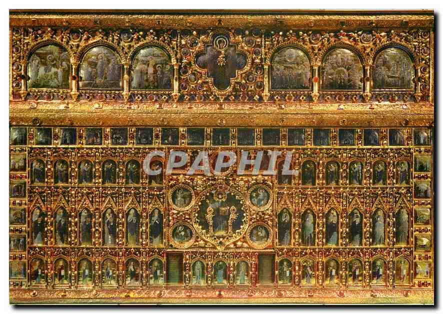 CPM Venezia Basilique de S Marc La Pala d'Or 