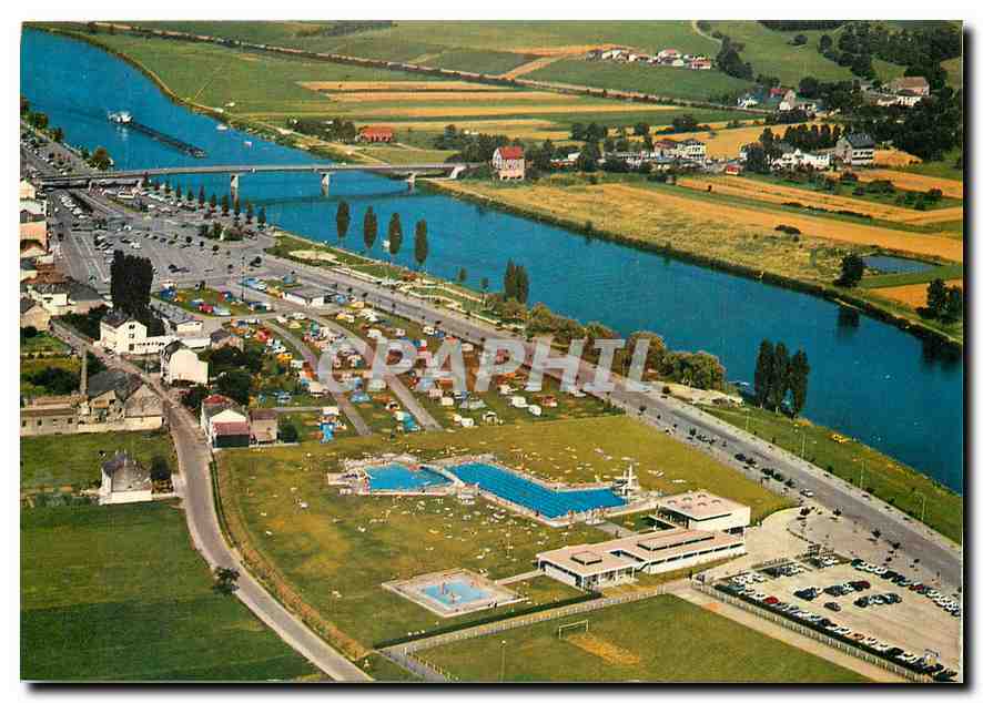 CPM Remich Grand Duche de Luxembourg Vue aerienne 