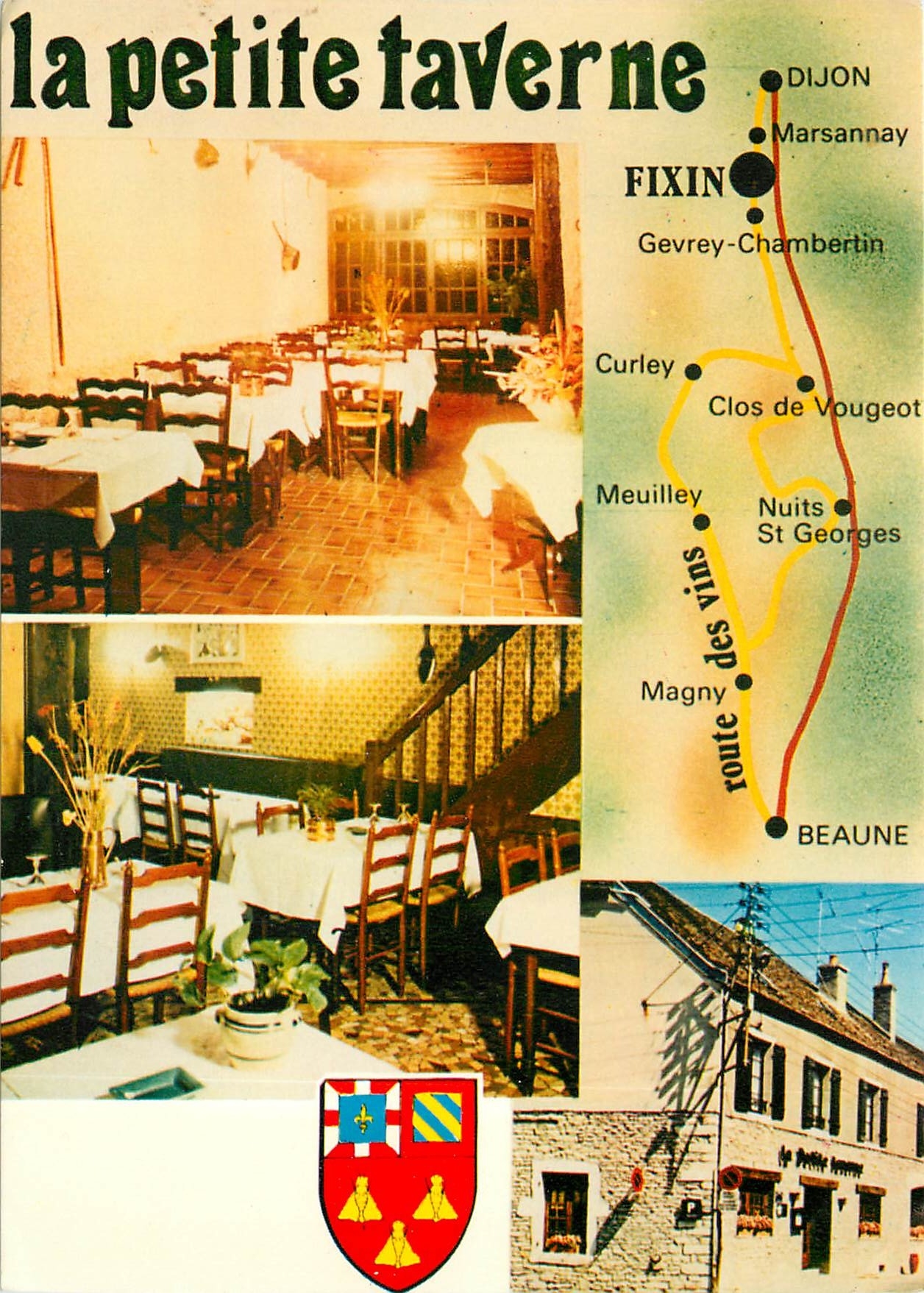 CPM Fixin Cote d'Or La Petite Taverne Restaurani sur la route des Grands Crus 