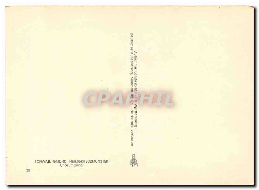 CPM Schwab Gmund Heiligkreuzmunster Charumgang  — Back