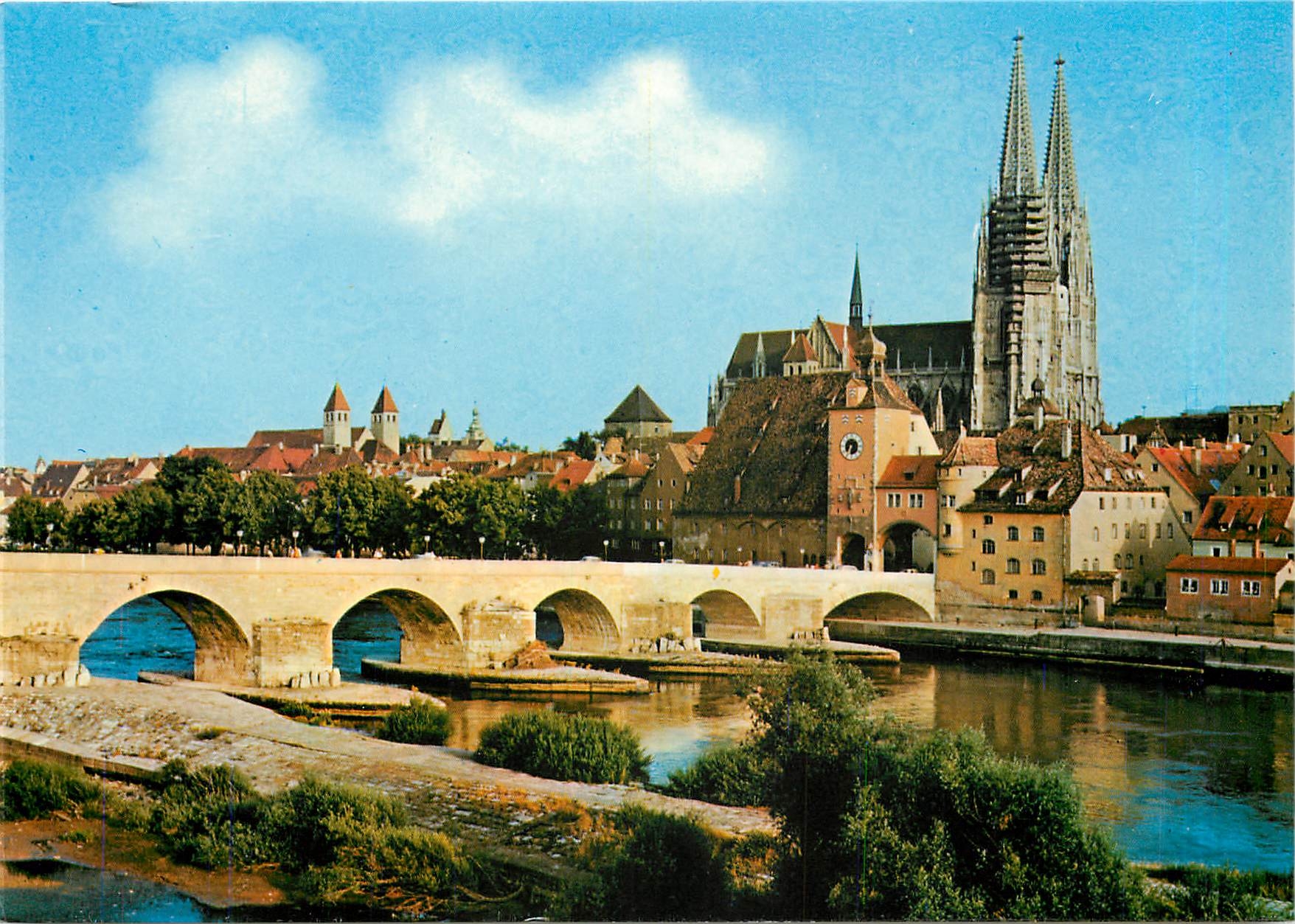 CPM Regensburg Steinerne Brucke u Dom St Peter 