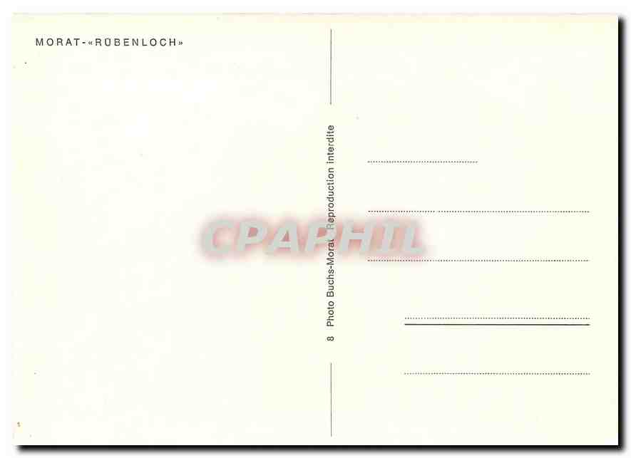 CPM Morat Rubenloch  — Verso