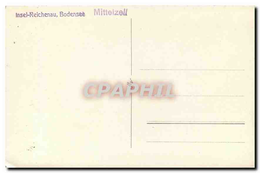 CPM Insel Reichenau Bodensee  — Rückseite