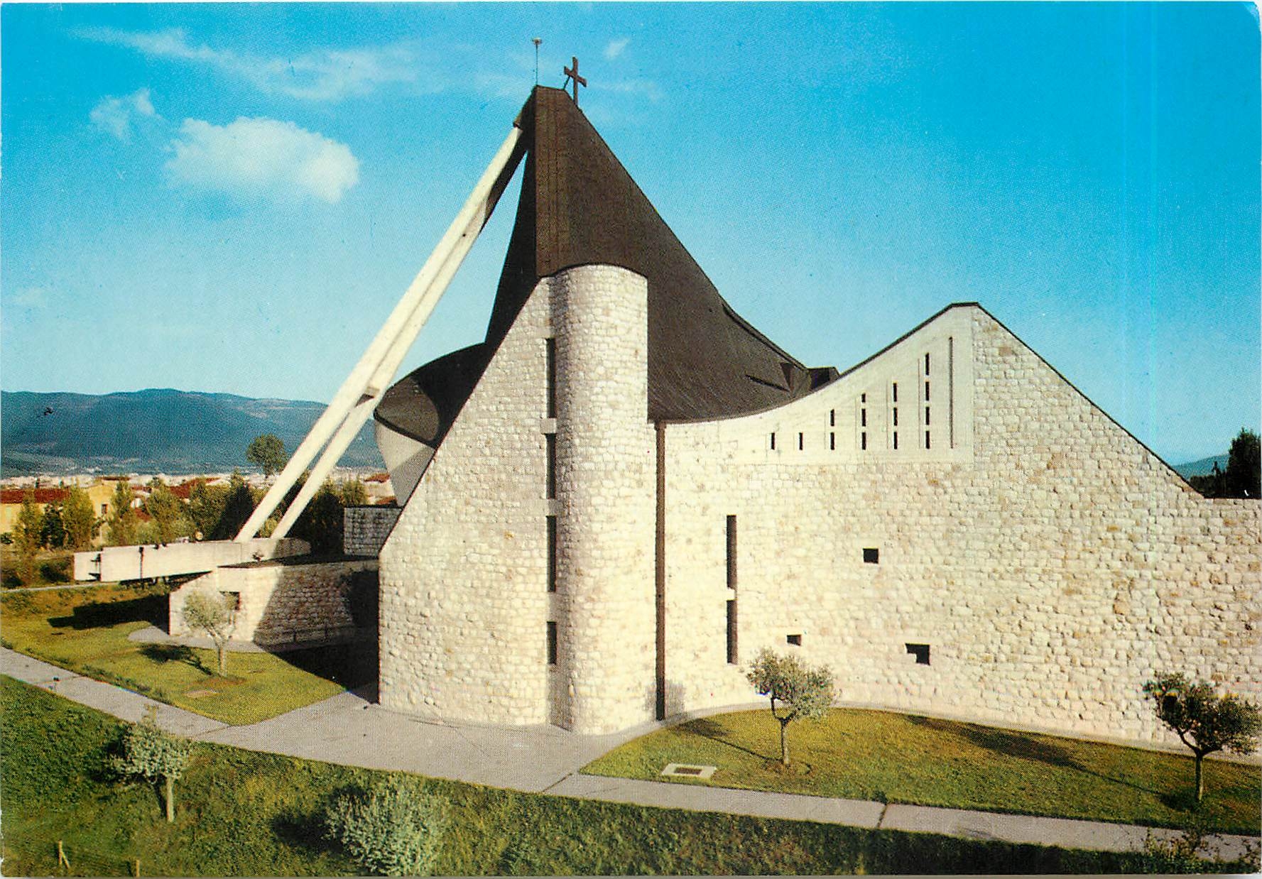 CPM Firenze Autostrada del Sole Chiesa S Giovanni Battista Exterieur 