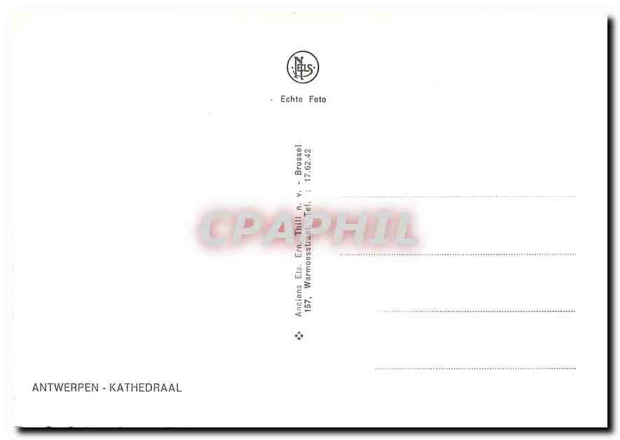 CPM Antwerpen Kathedraal  — Back
