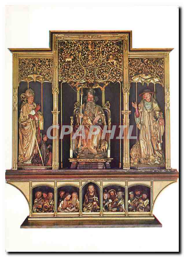 CPM Colmar Ht Rhin Musee d'Unterlinden Les Sculptures du Retable d'Issenheim 