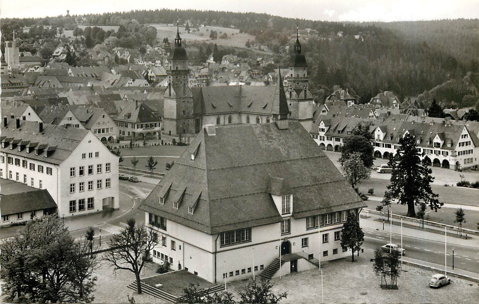 CPM Hohenluftkurort Freudenstadt Blick auf den Marktplatz 