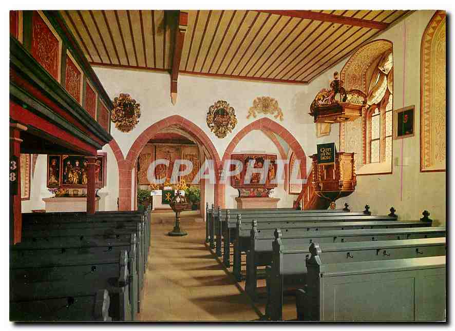 Intérieur de l'église St. Peter und Paul — Dotwang bei Rothenburg ob der Tauber — édition A. Ohmeyer