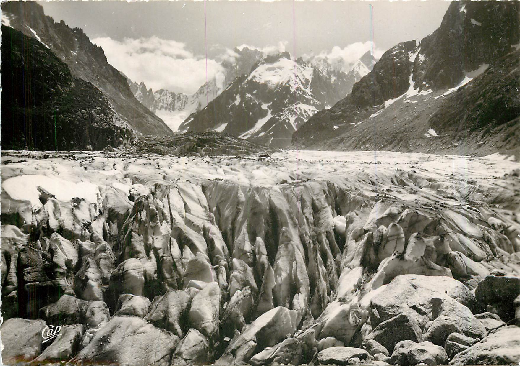 CPM Chamonix Mont Blanc La Mer de Glace et les Jorasses 