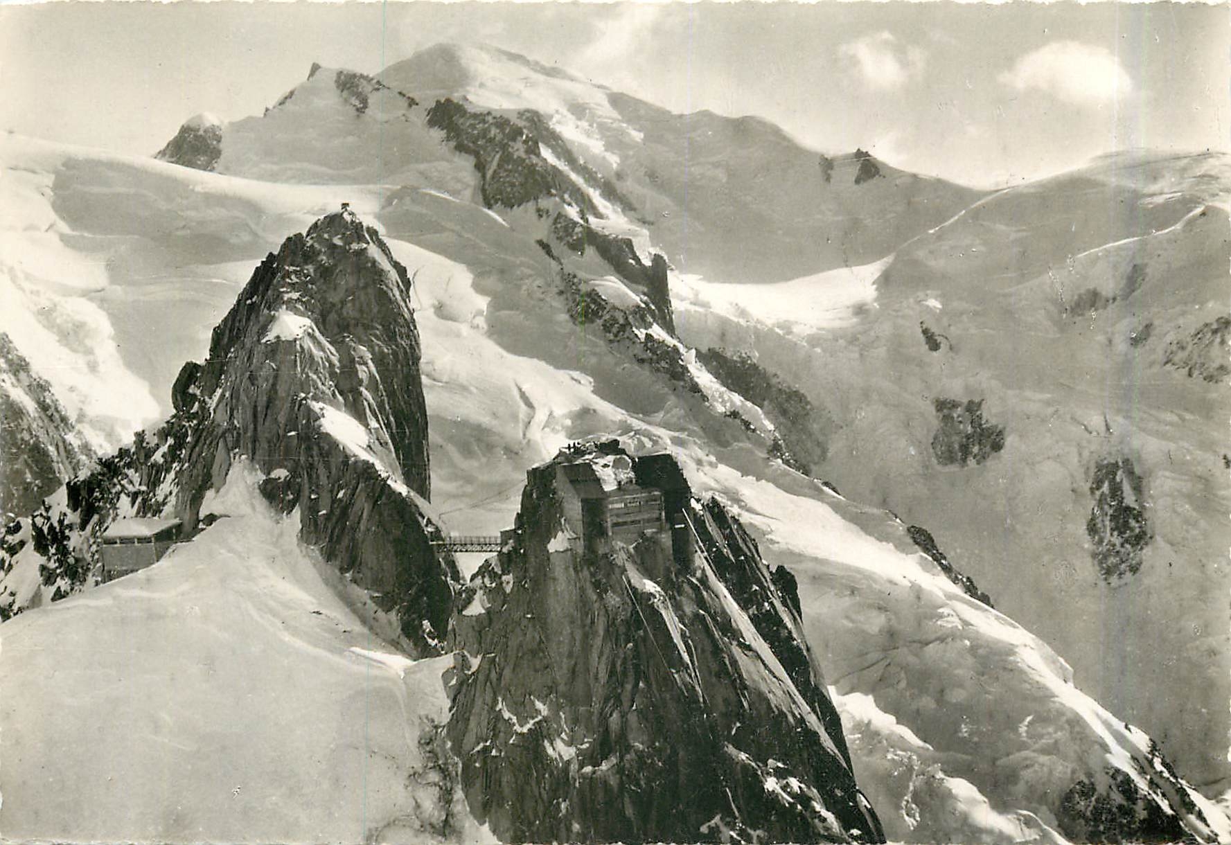 CPM Chamonix Haute Savoie Vue Aerienne 