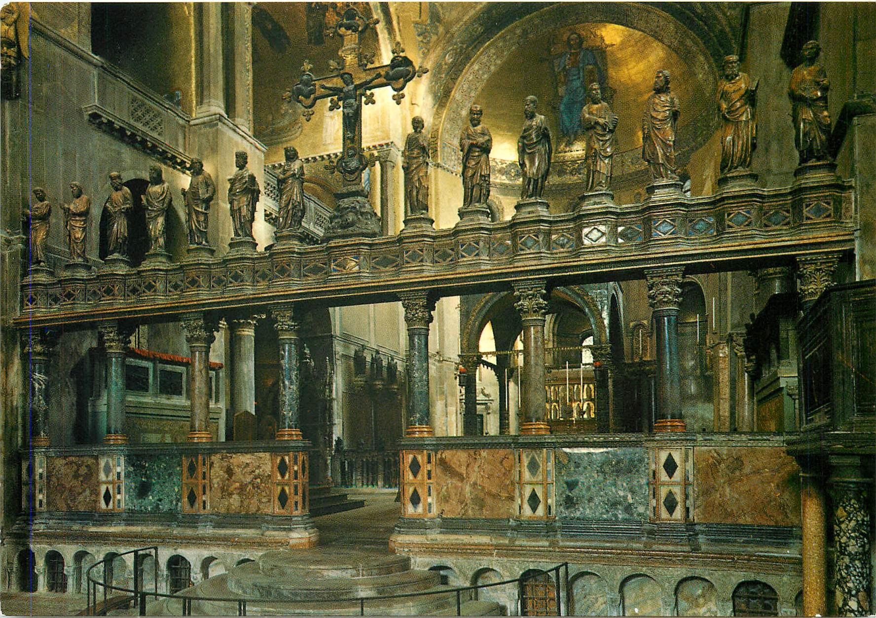 CPM Venezia Basilique de S Marc Iconostase 