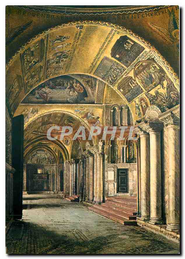 CPM Venezia Basilica di S Marco Aquarelle de Silvio Risegari 