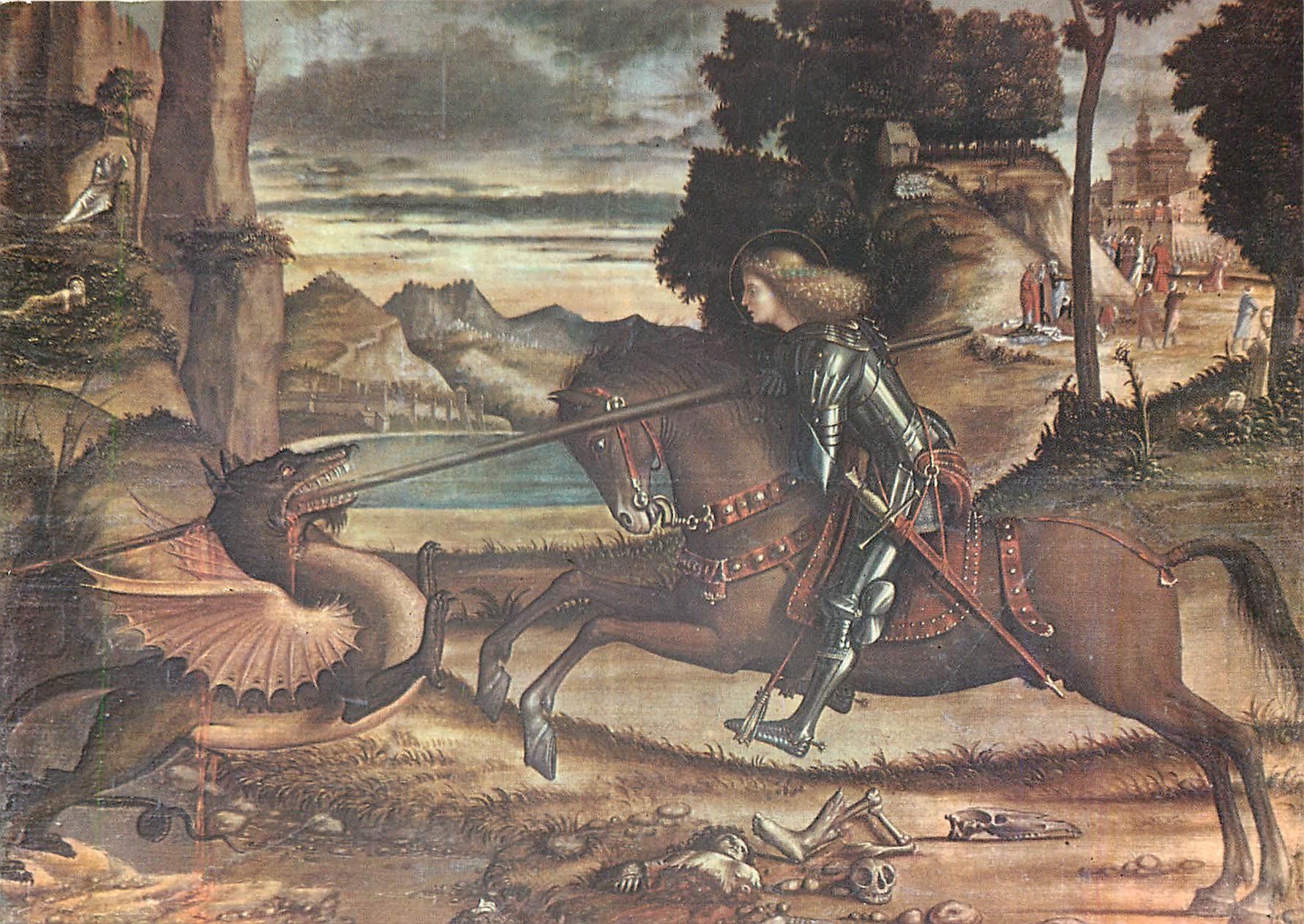 CPM Venezia Basilica di S Giorgio Maggiore St George Carpaccio 