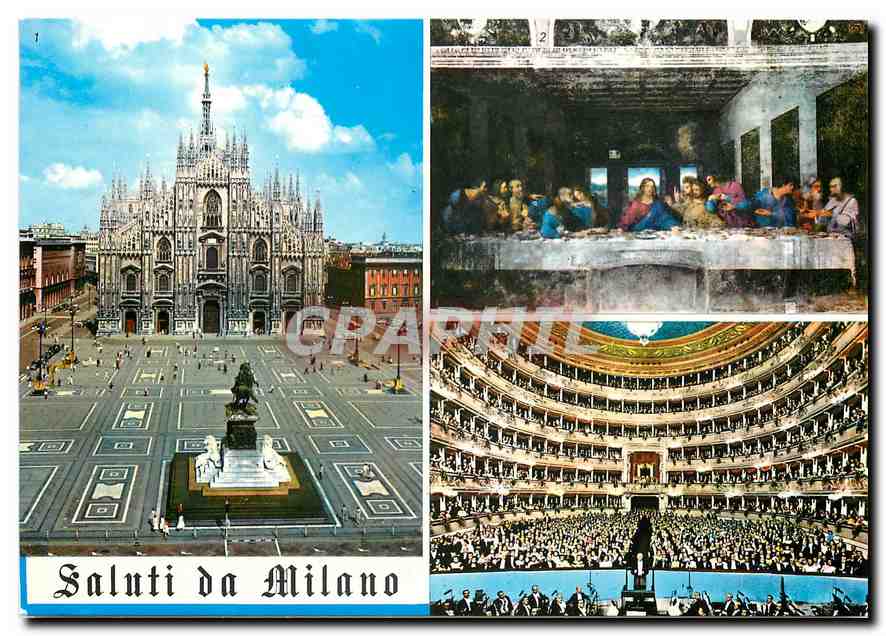 CPM Saluti da Milano 