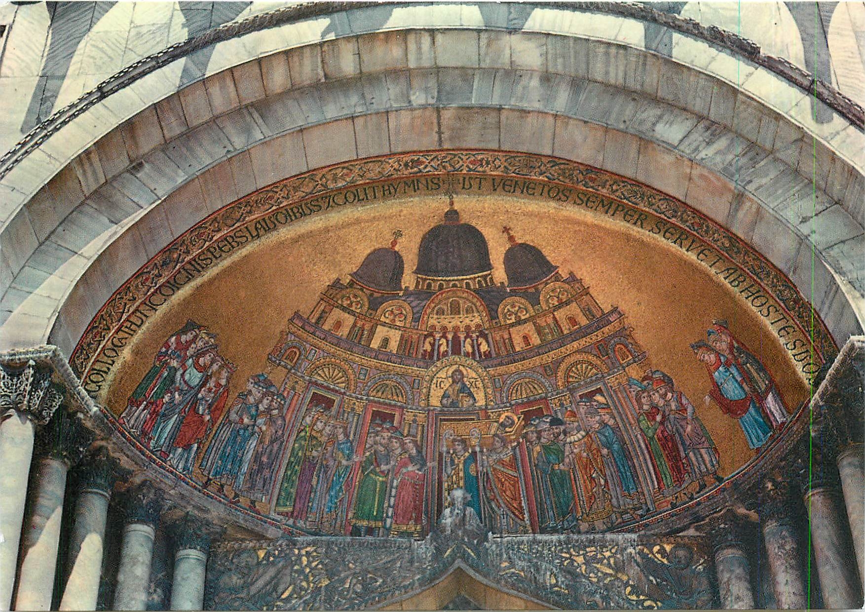 CPM Venezia Basilica di S Marco Premier Mosaique du gauche 