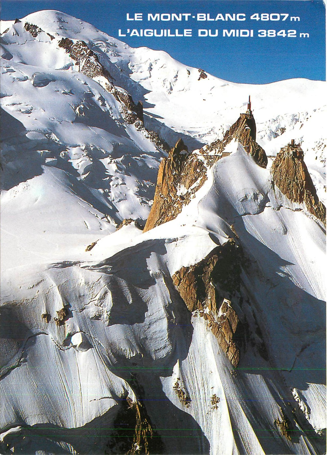 CPM Le Mont Blanc L'Aiguille du Midi Haute Savoie 