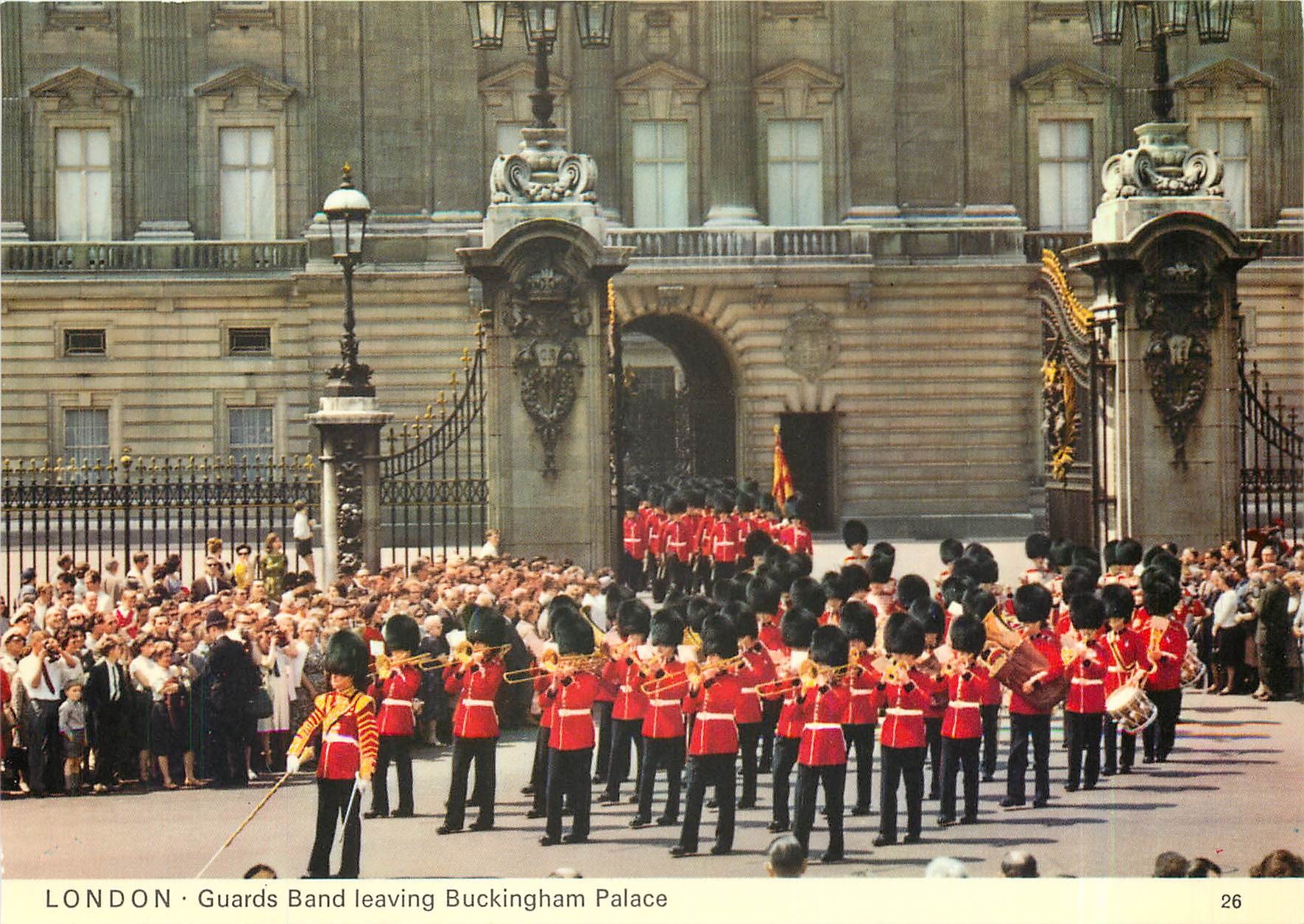 CPM London Guards Band leaving Buckingham Palace 