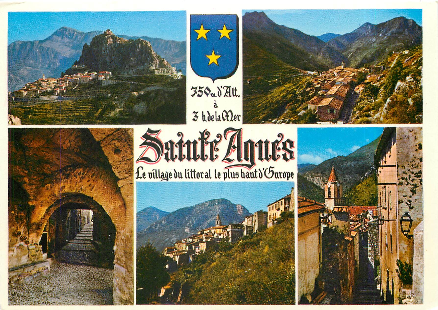 CPM Sainte Agnes Le village du littoral le plus haut d'Europe 