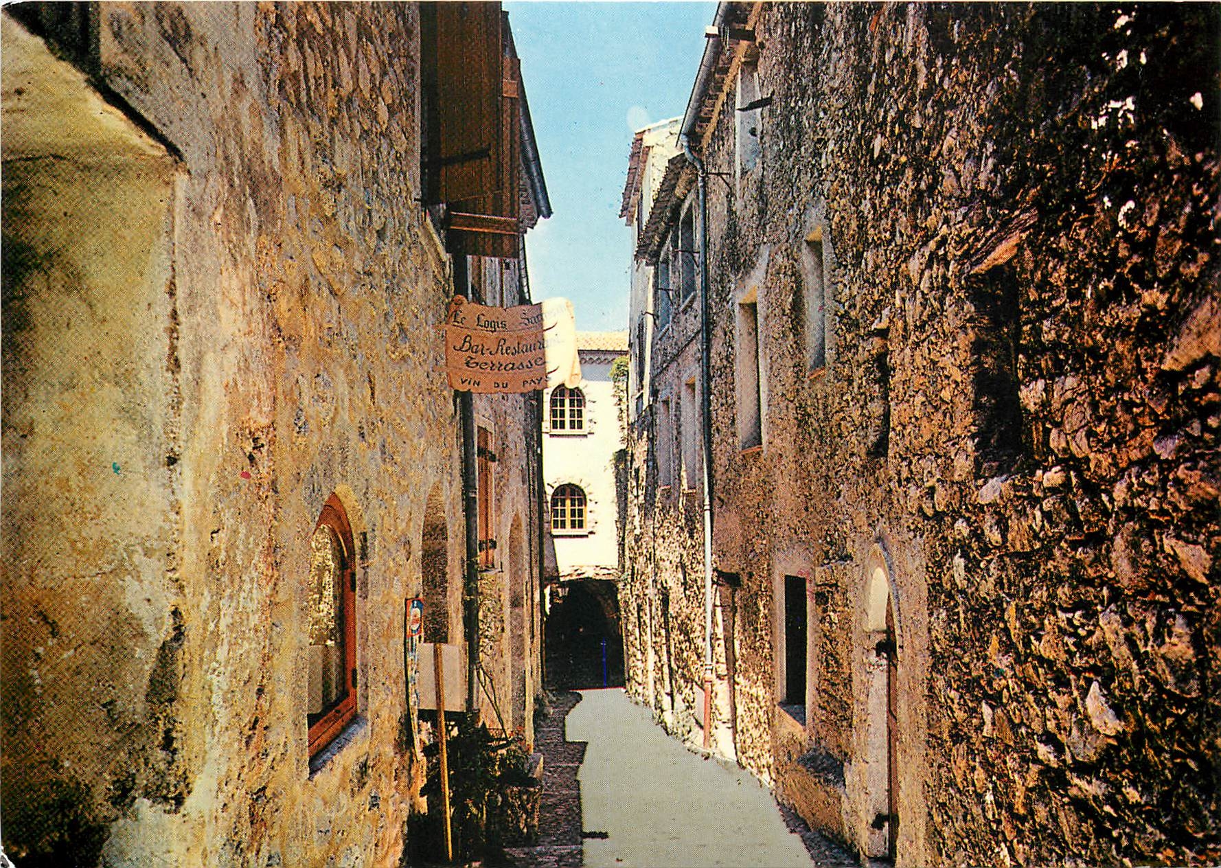 CPM Sainte Agnes Le Village du Littoral le plus haut d'Europe Vieille rue 