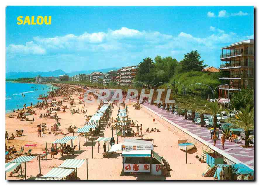 CPM Costa Dorada Tarragona Salou Plage Beach 