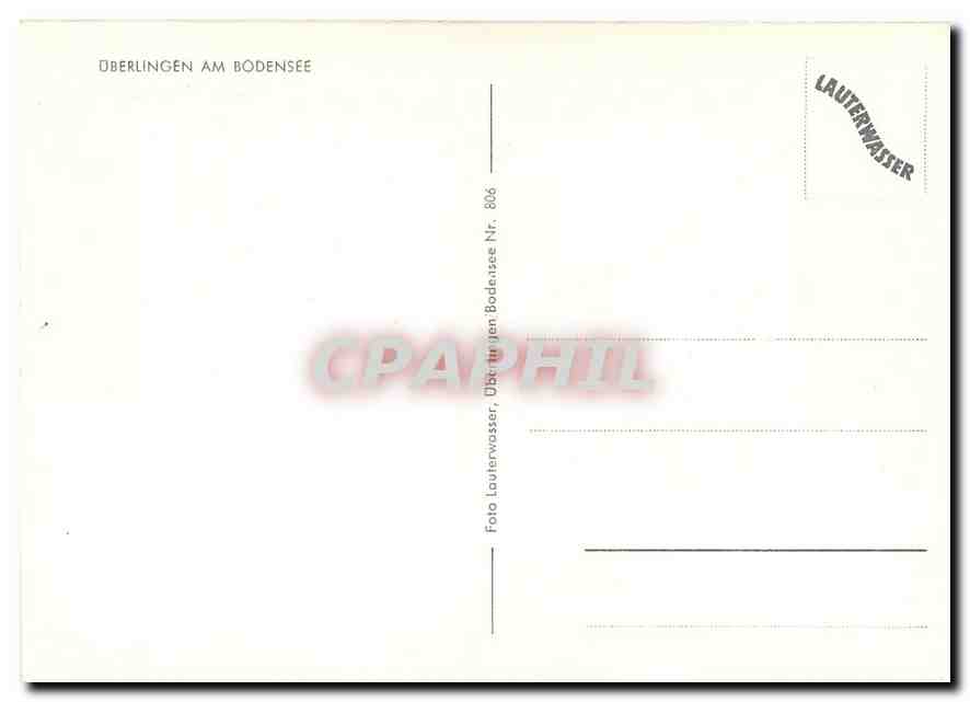 CPM Uberlingen am Bodensee  — Rückseite