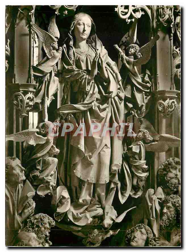 CPM Maria Aus dem Marienaltar v Tilman Riemenschnaider 