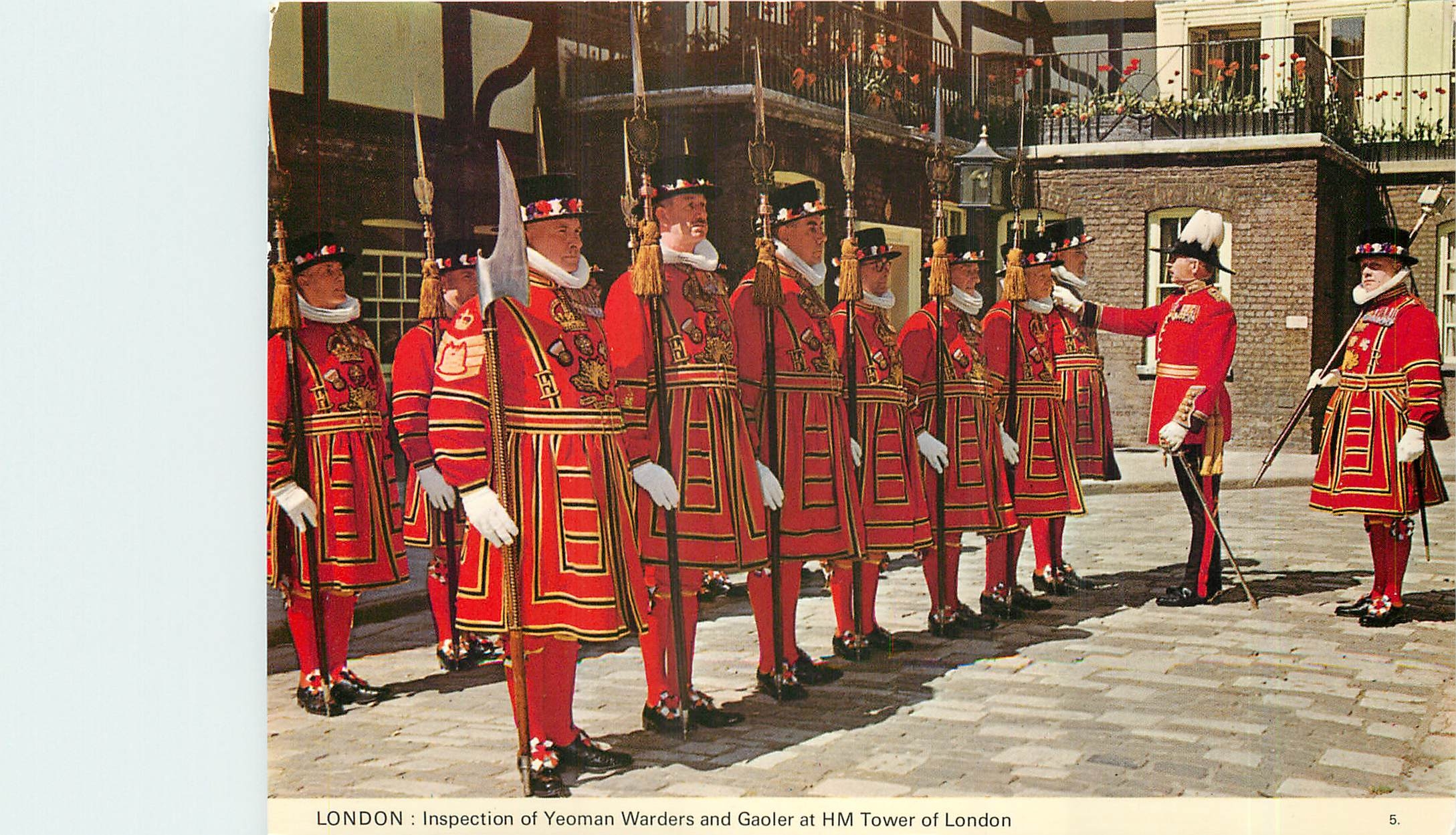 CPM London Inspection of Yeoman Wardens and Gaoler at HM Tower of London 