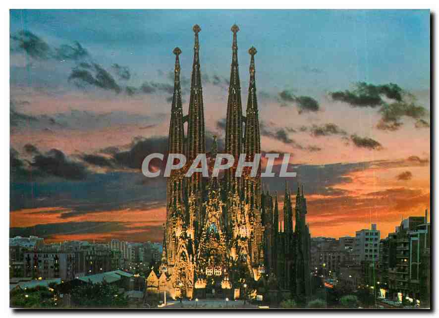 CPM Barcelona La Sagrada Familia 