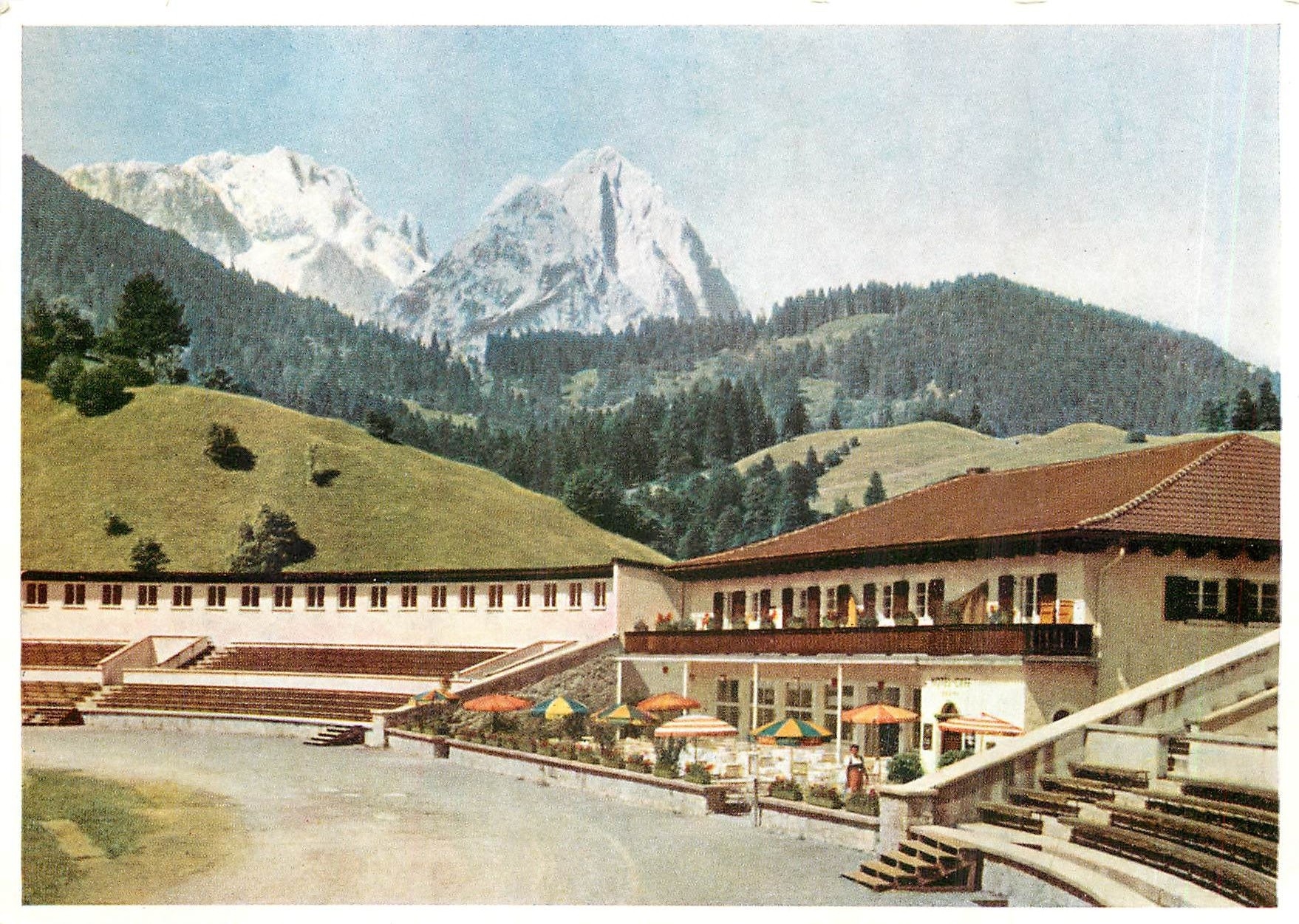 CPM Hotel Cafe Restaurant Olympiahaus im Skisladion Garmisch Partenkirchen 