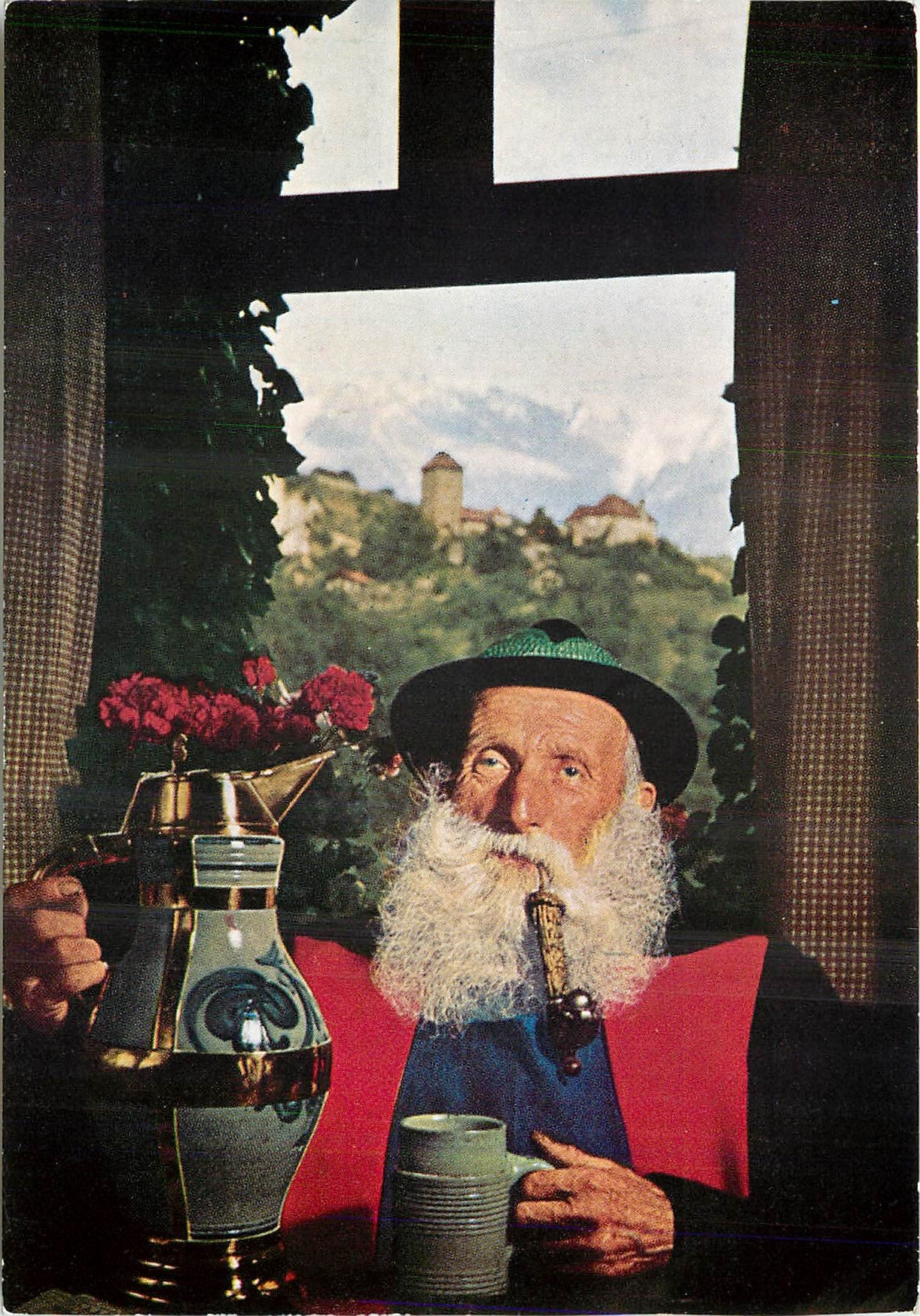 CPM Blick von Schloss Thurnstein auf Schloss Tirol 