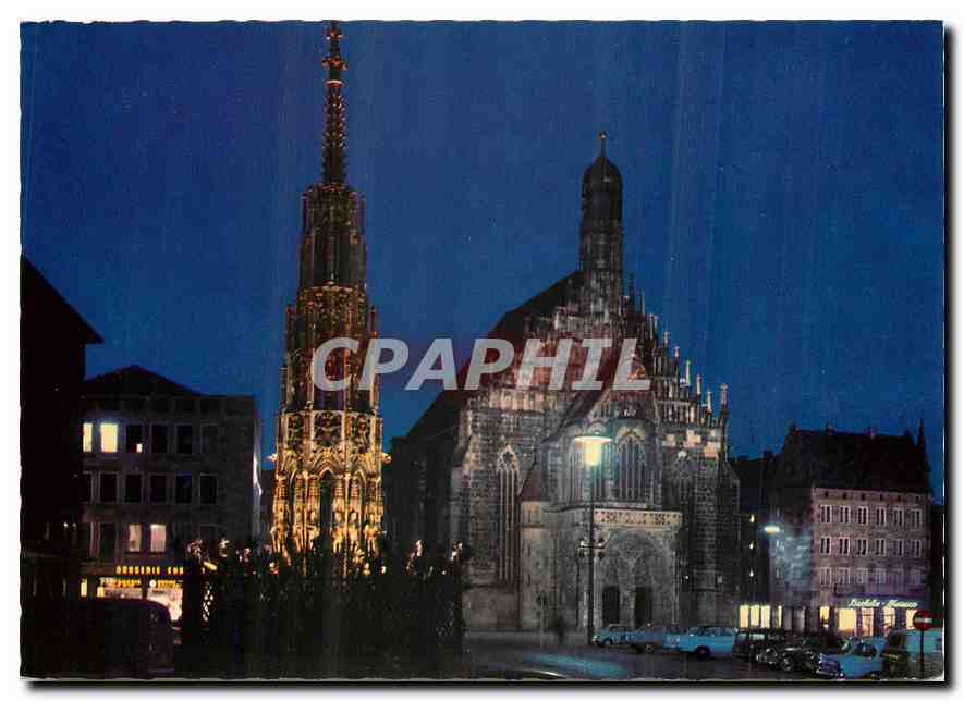 CPM Nurnberg Schoner Brunnen und Frauenkirche 