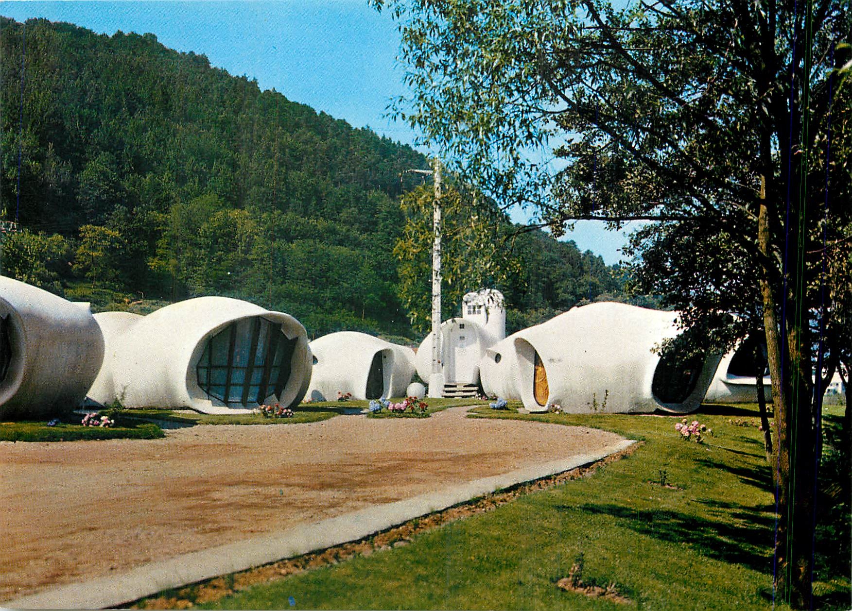 CPM Relais Lorraine Alsace Raon L'Etape Les Maisons Coquillages 