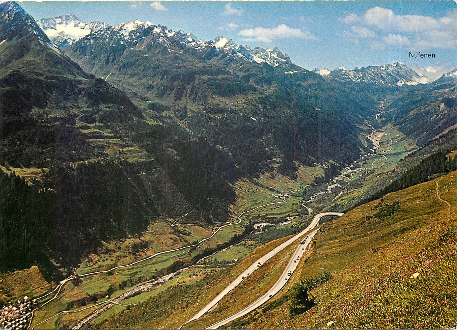 CPM Valle Bedretto con strada del San Gottardo 