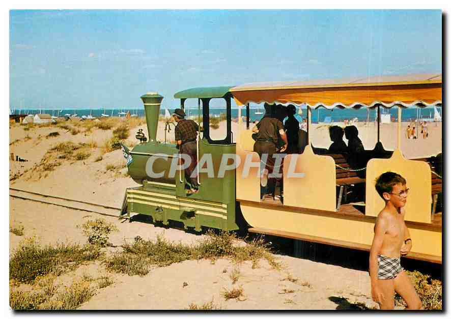 CPM Ile d'Oleron Boyardville Ch Mme Le P'tit train 