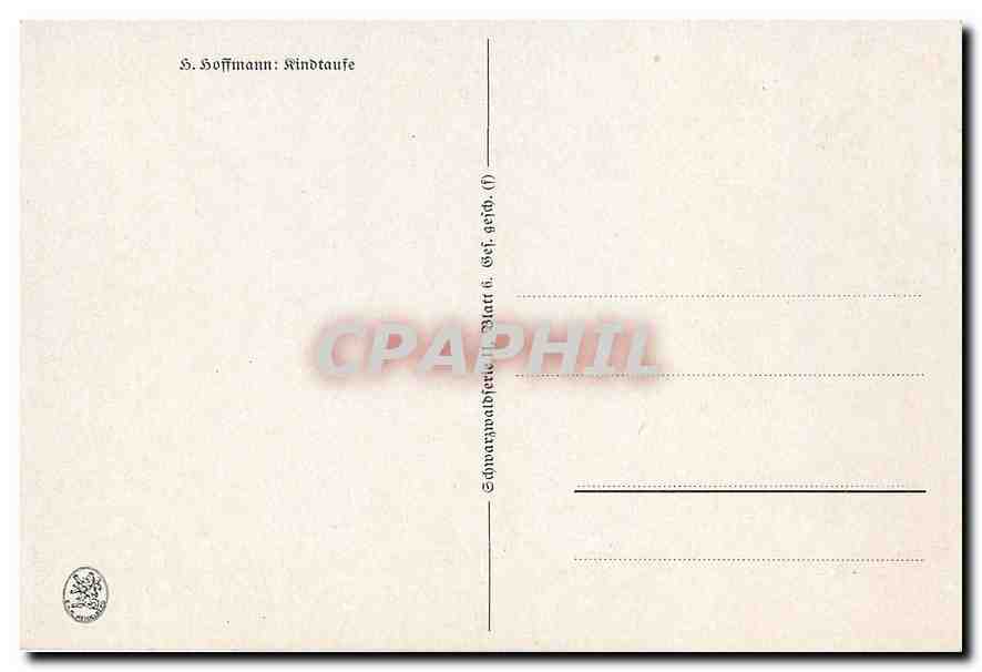 CPM Hoffman Hindtaufe  — Rückseite